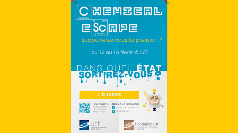 Chemical Escape : l’escape game de chimie